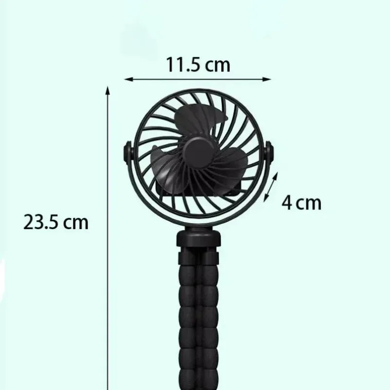 Flexible Tripod Clip Fan