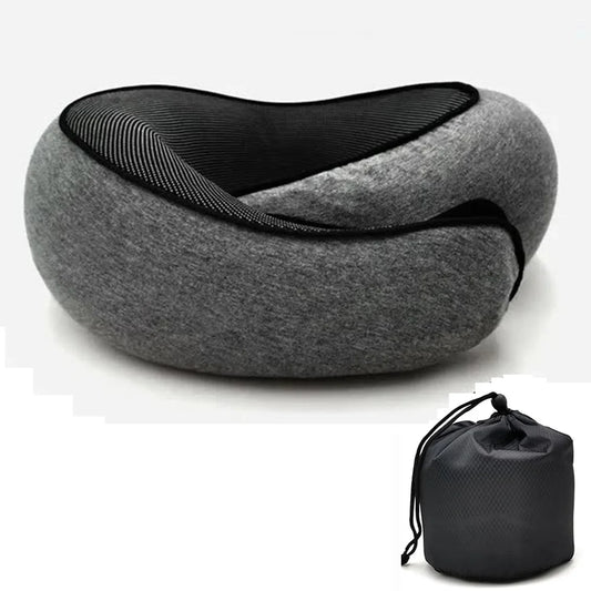 Memory Foam Neck Pillow - Charcoal