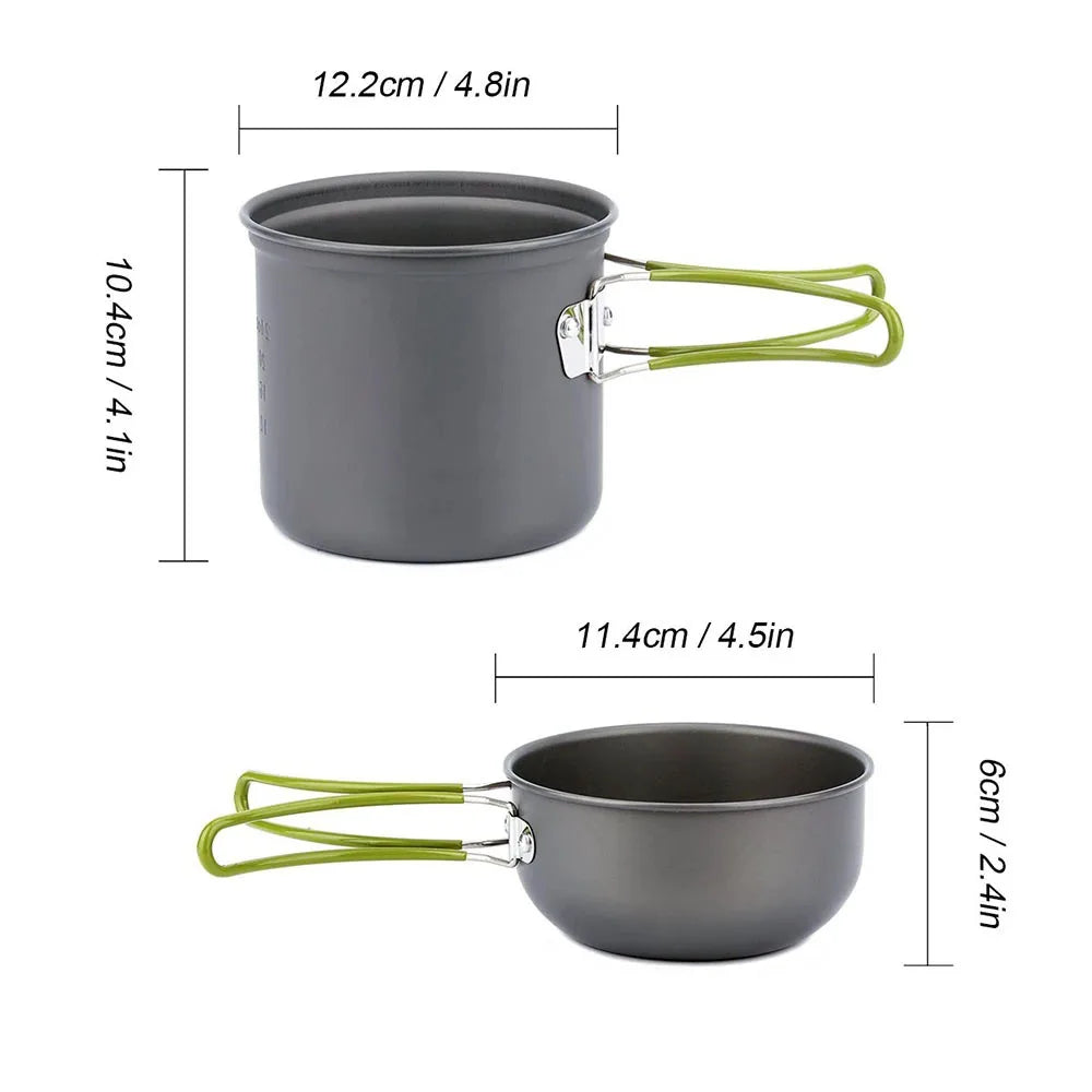 Ultralight Camping Mess Kit - detail