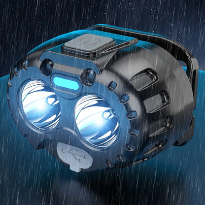 Dual LED Sensor Headlamp - detail