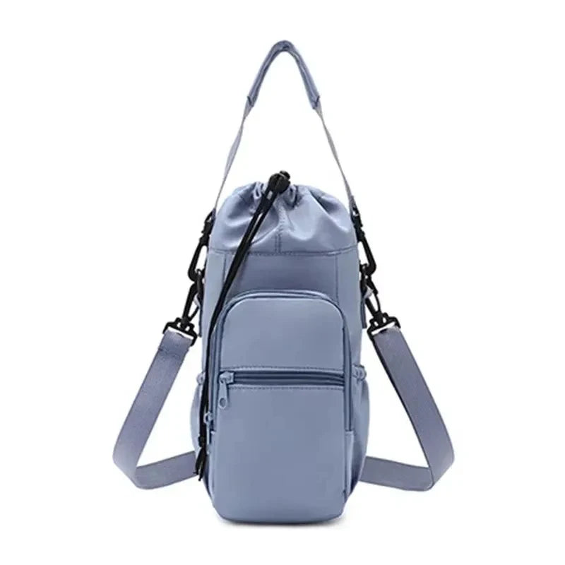 Water Bottle Sling Bag - Blue