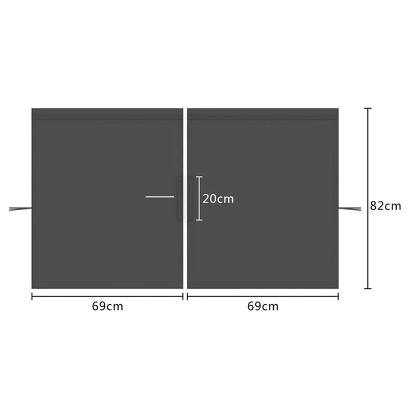 Car Divider Privacy Curtain - detail