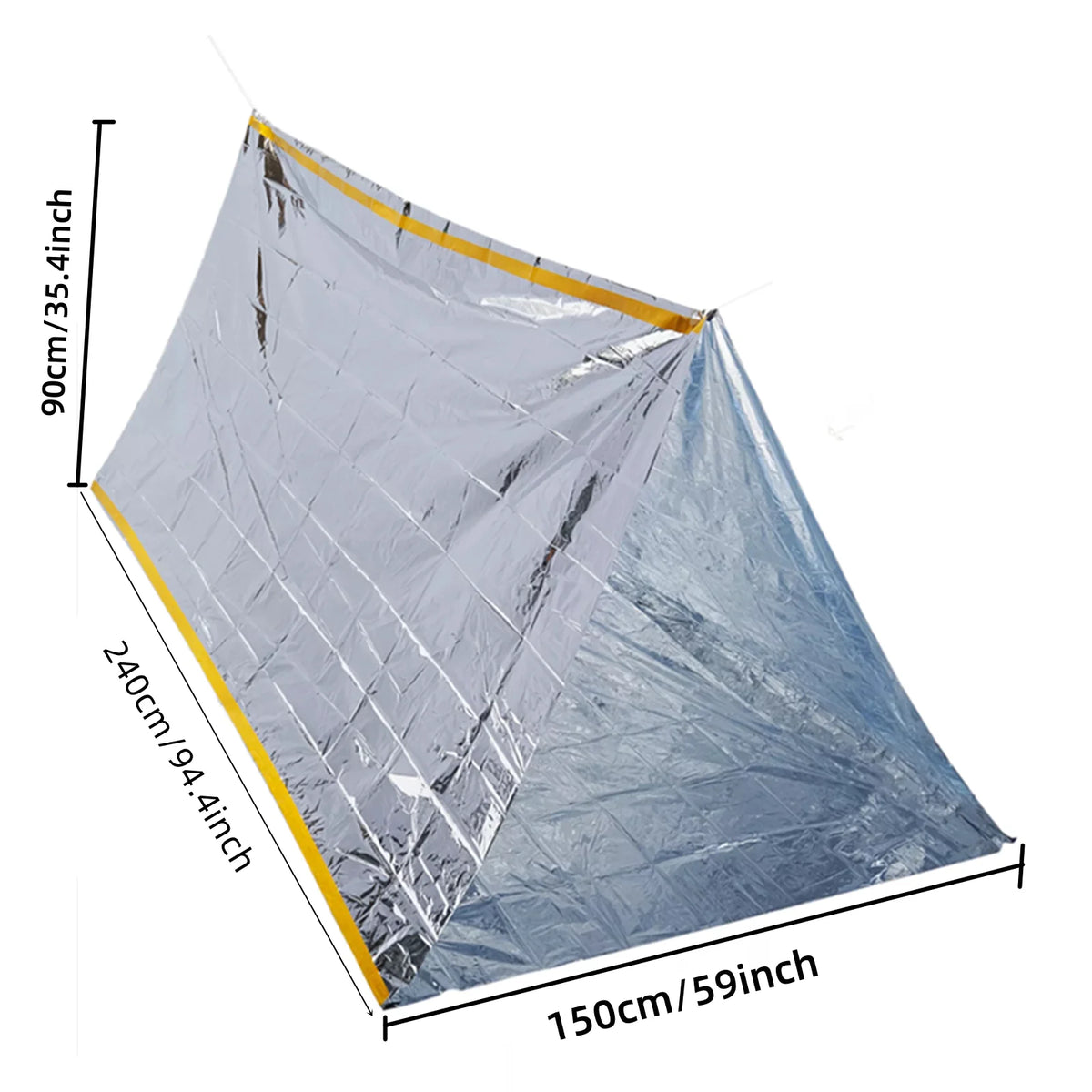 Emergency Tube Tent - detail