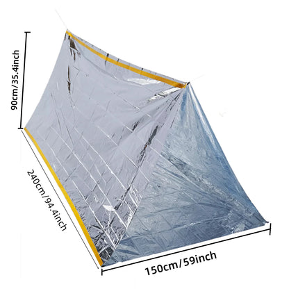 Emergency Tube Tent - detail