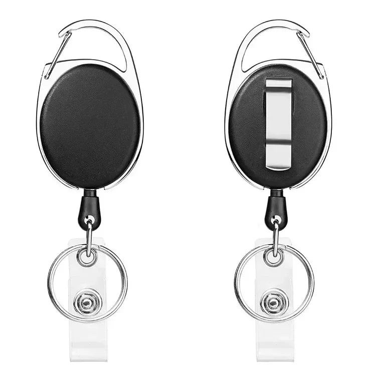 Retractable Badge Reel - Black