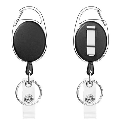 Retractable Badge Reel - Black