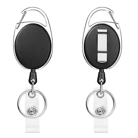 Retractable Badge Reel - Black