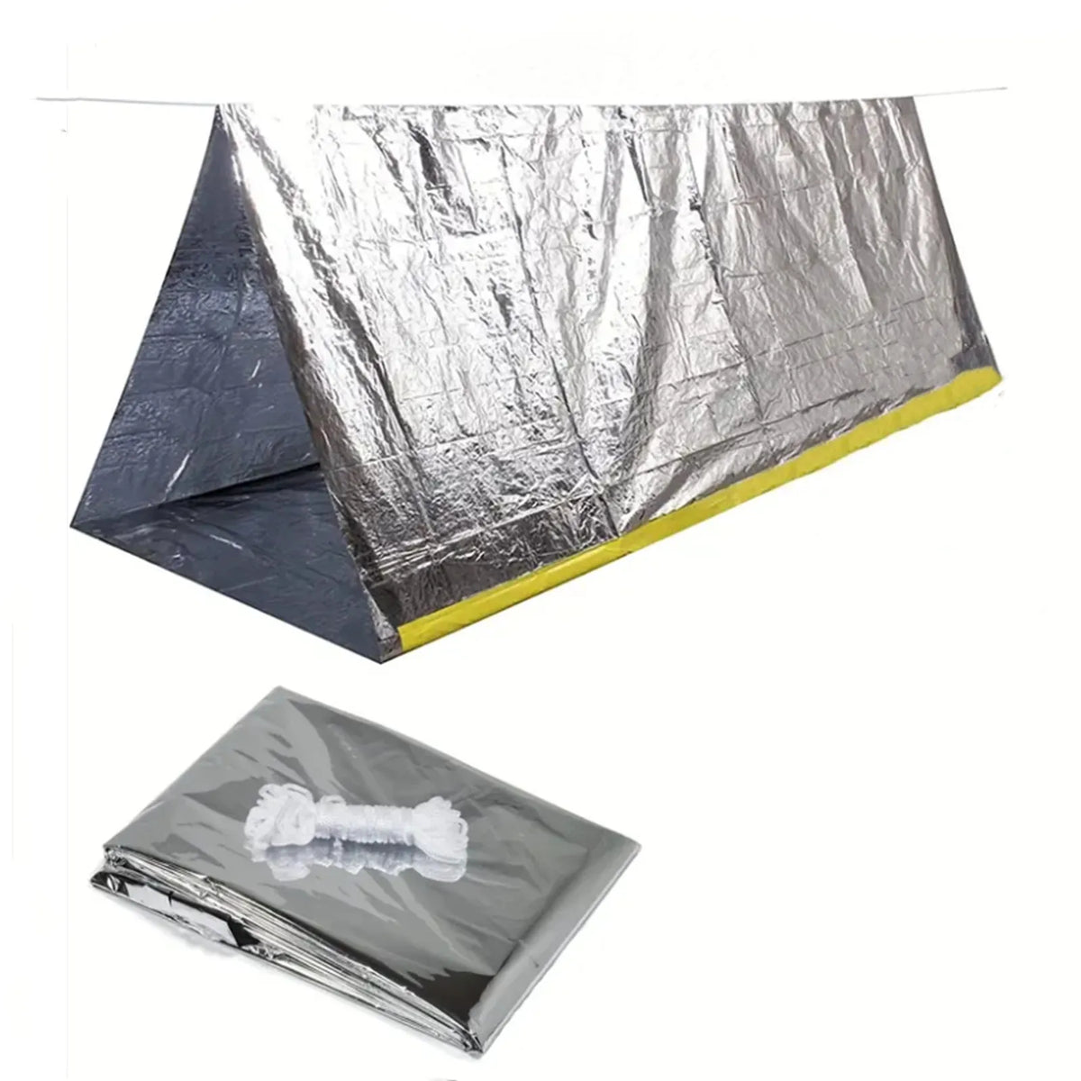 Emergency Tube Tent - front view