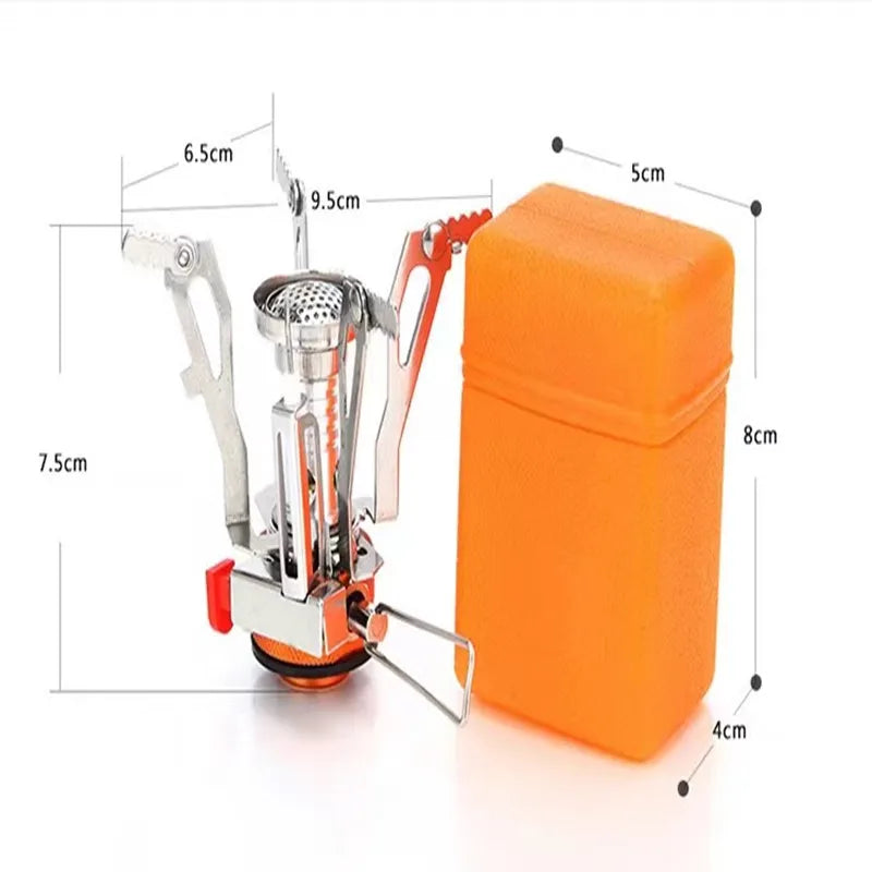 Mini Backpacking Stove - in use