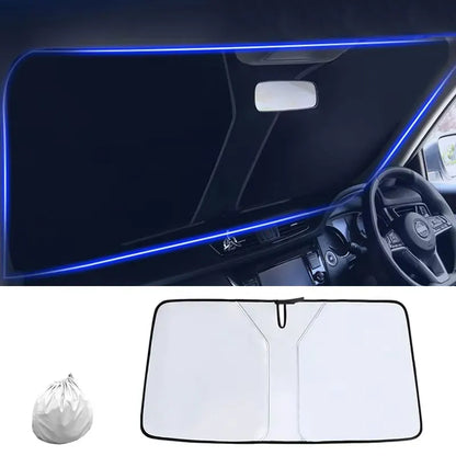 Foldable Windshield Sun Shade - detail