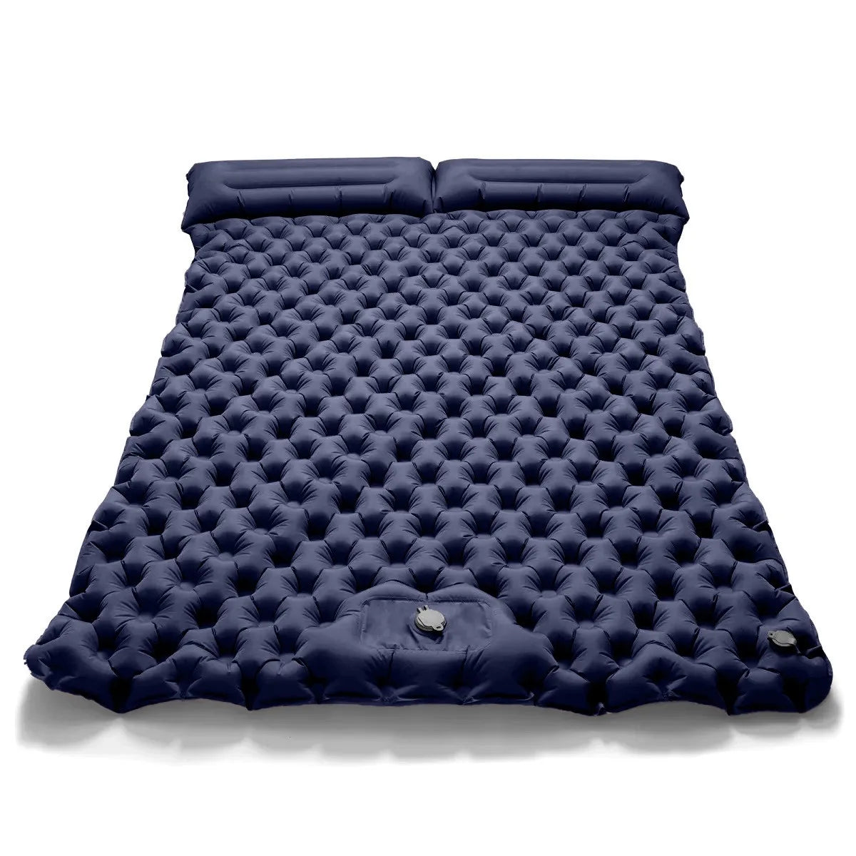 Double Inflatable Sleeping Pad - Navy Blue
