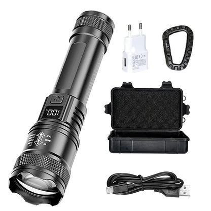 Zoomable LED Torch with Display
