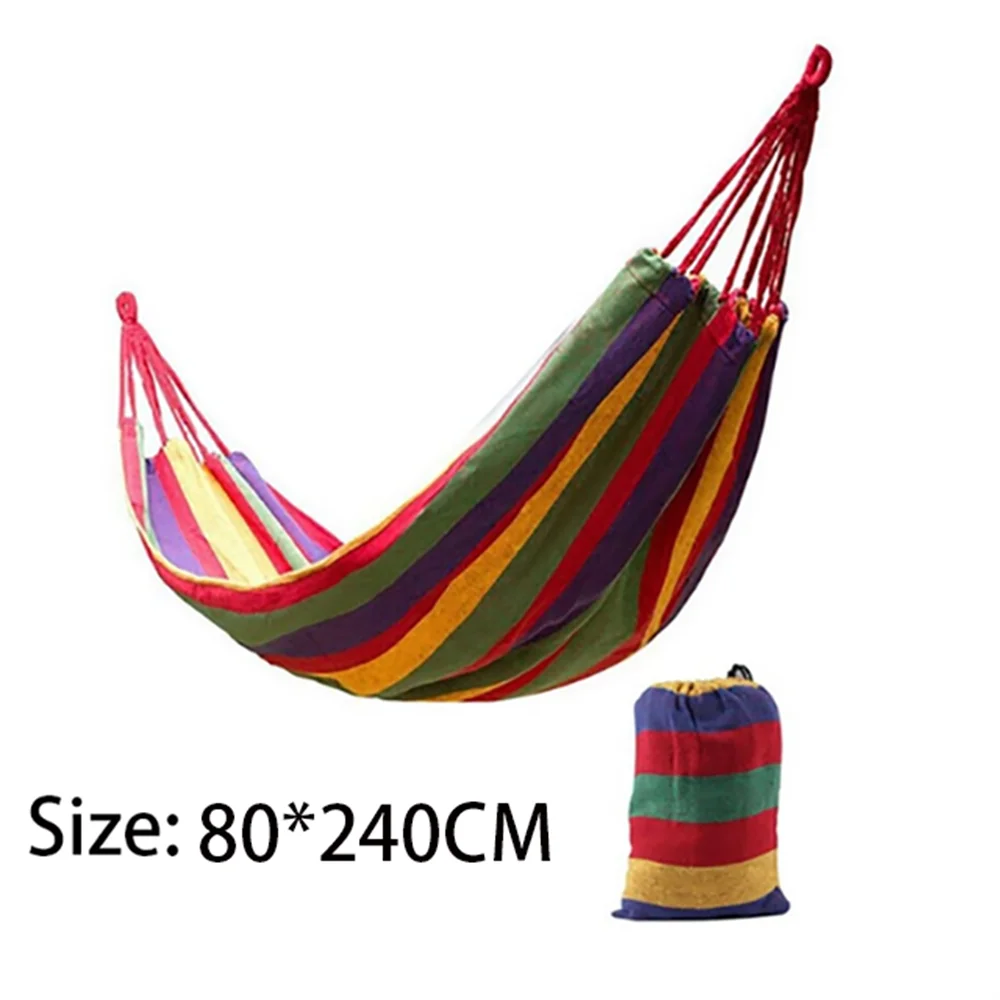 Canvas Double Hammock - Red / 240x80cm