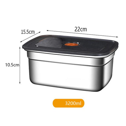 Stainless Steel Lunch Box - 3200ml