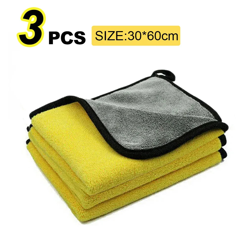 Microfiber Car Cloths - 30x60cm / 3pcs