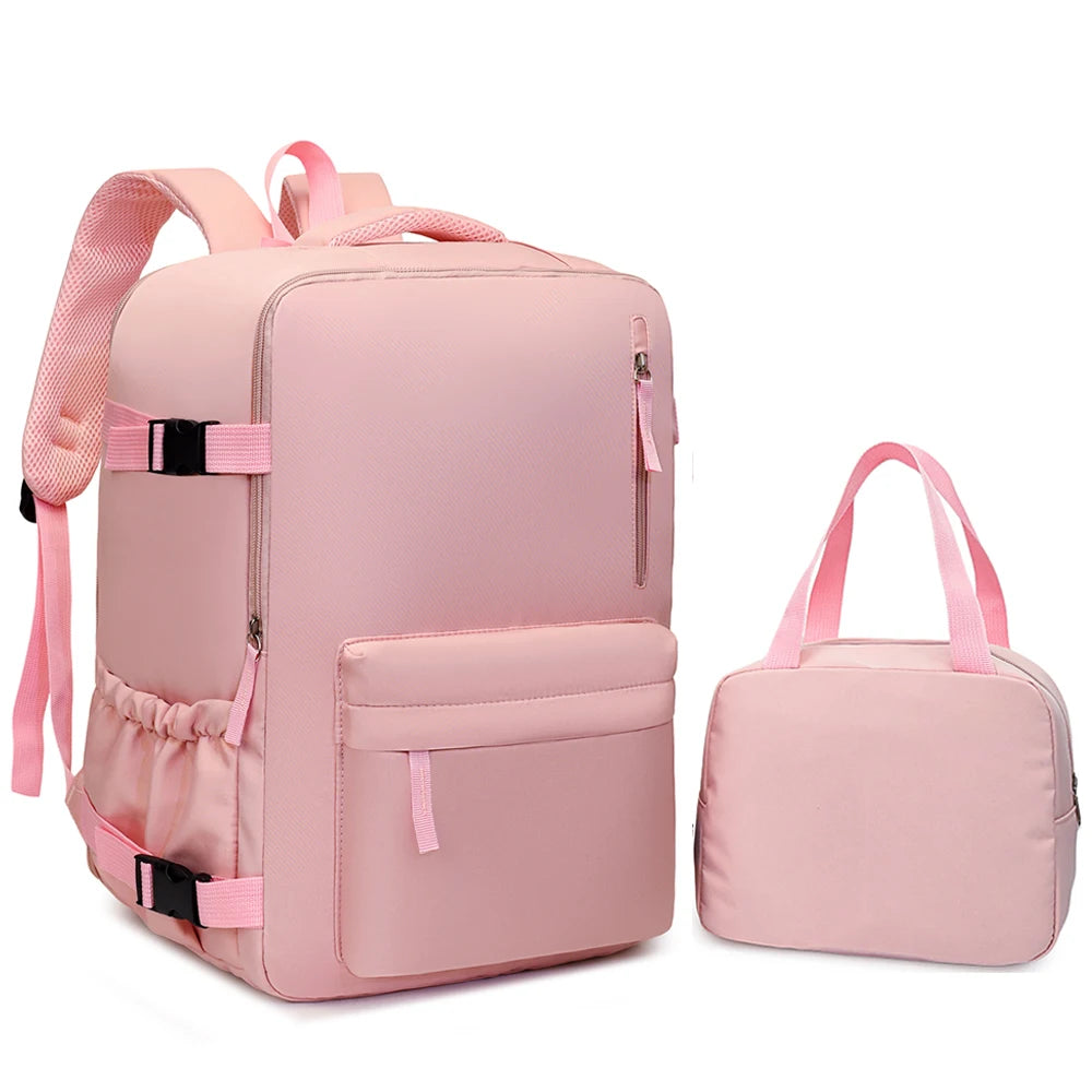 Cabin Backpack and Tote Set - Pink