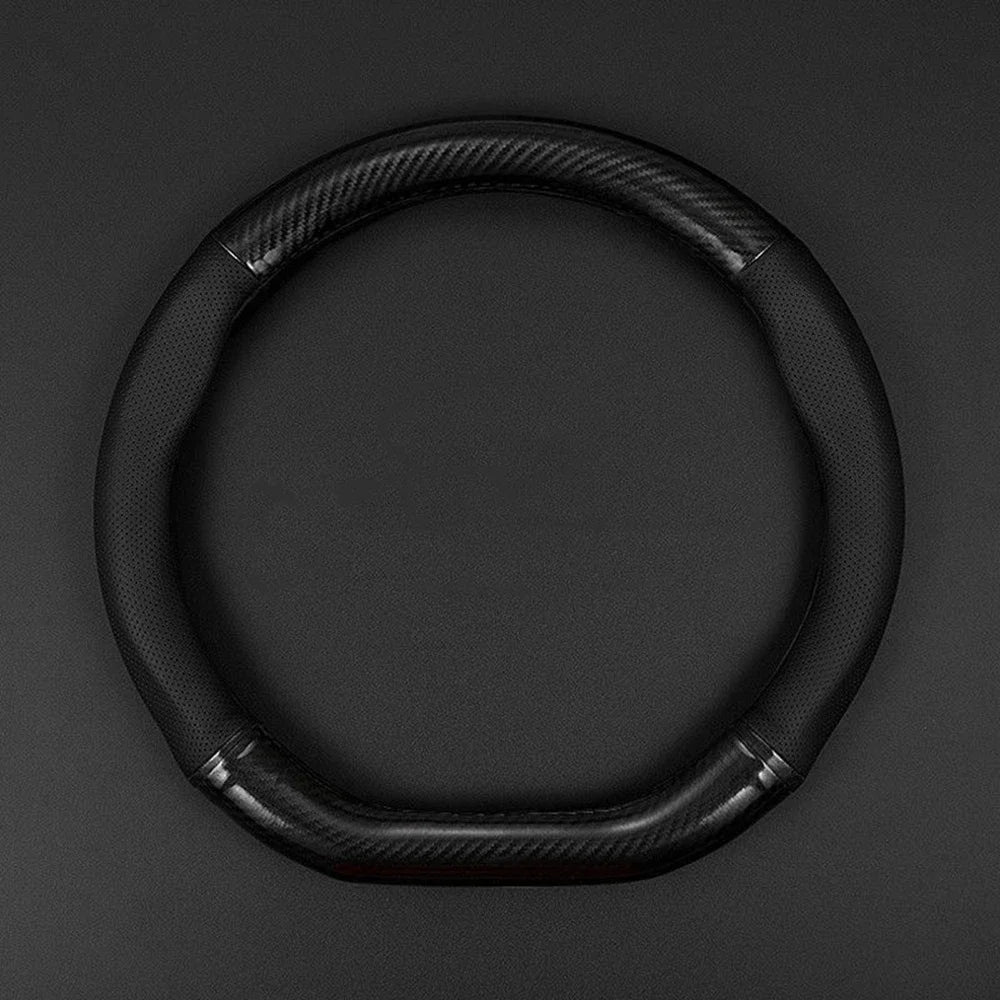 Carbon Look Steering Wheel Cover