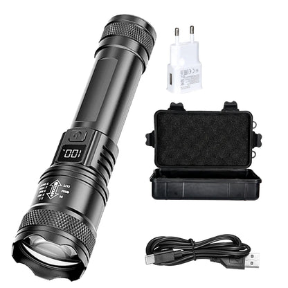 Zoomable LED Torch with Display