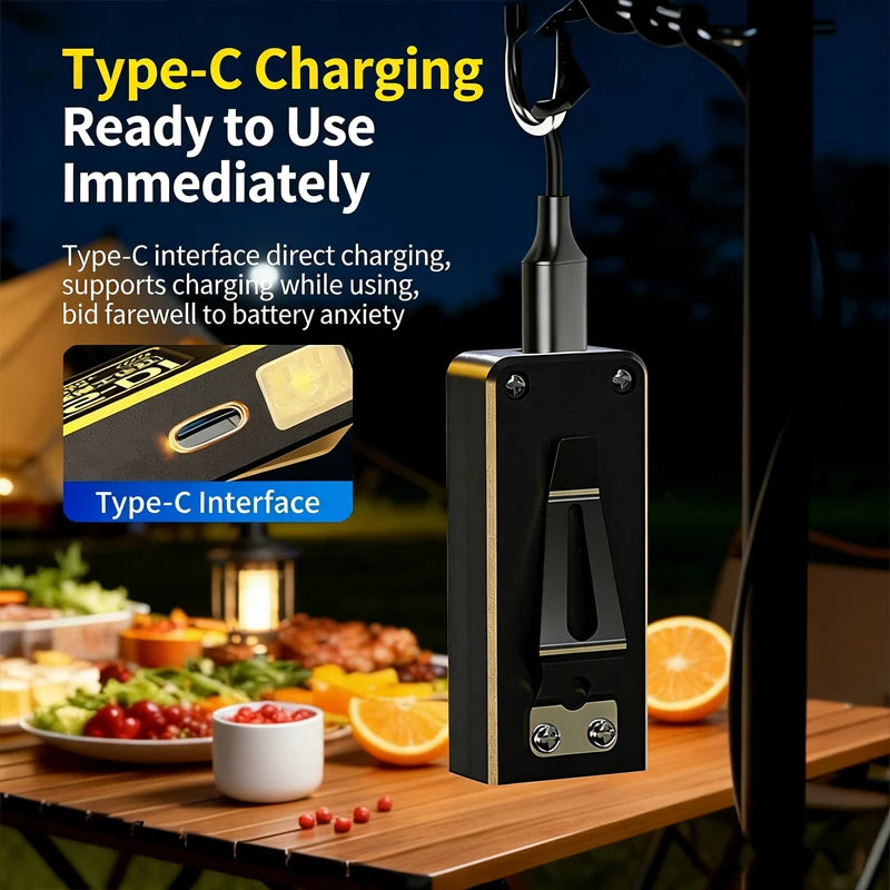 Mini COB Clip Flashlight