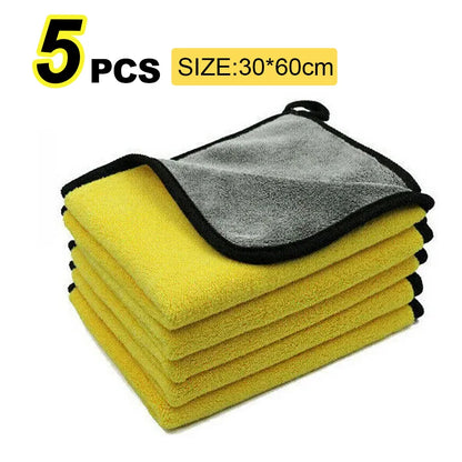 Microfiber Car Cloths - 30x60cm / 5pcs