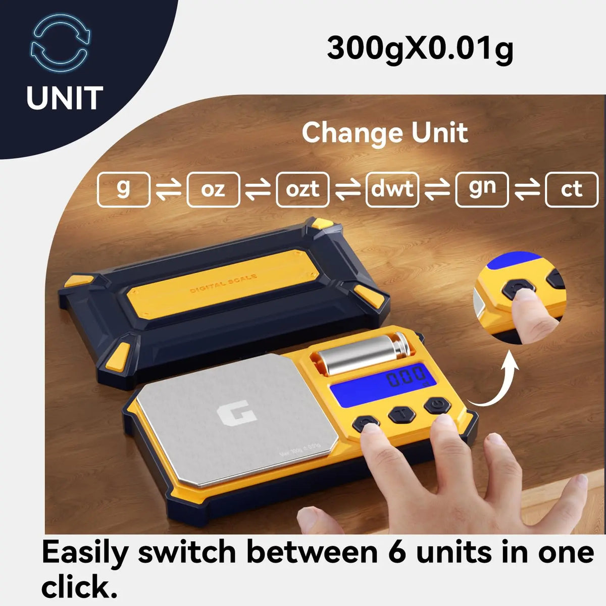 Rugged Precision Pocket Scale