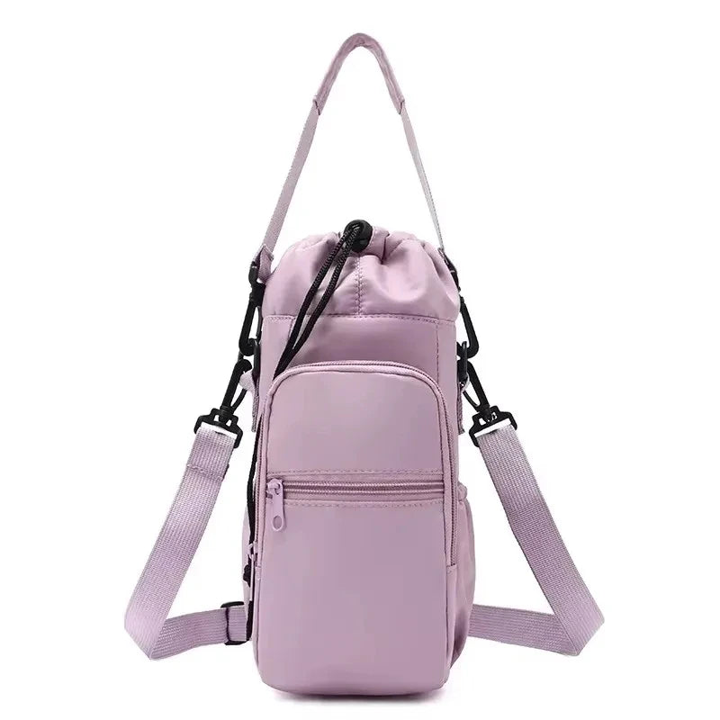 Water Bottle Sling Bag - Purple