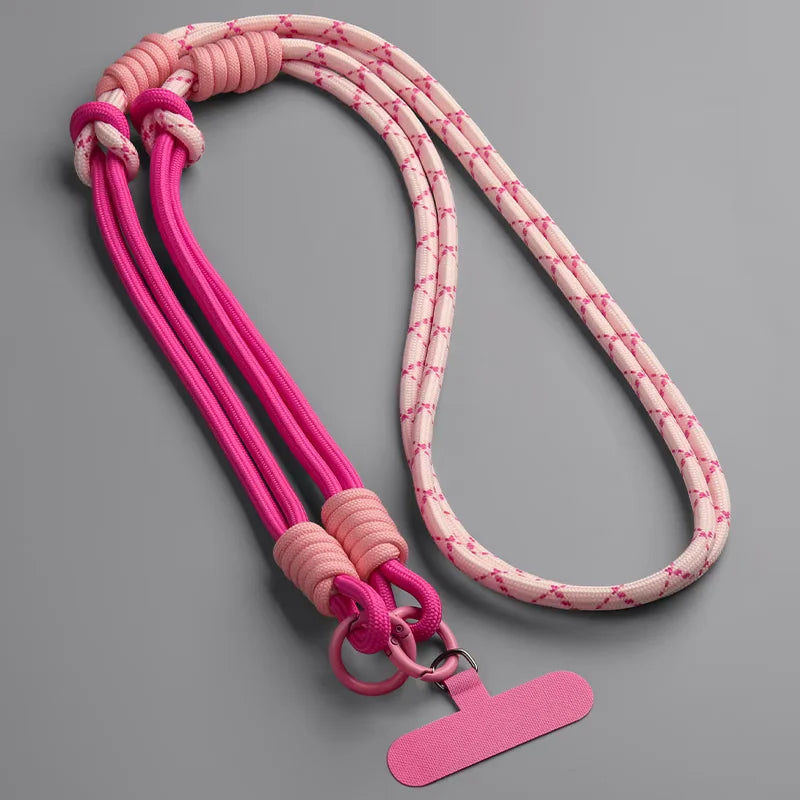 Crossbody Phone Lanyard - Hot Pink