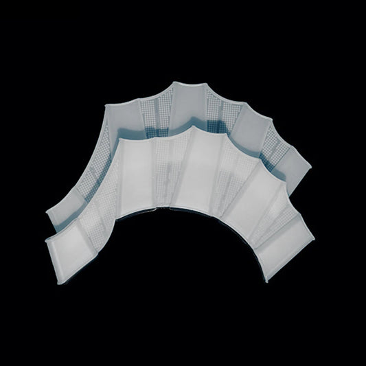 Webbed Swim Gloves - White / S