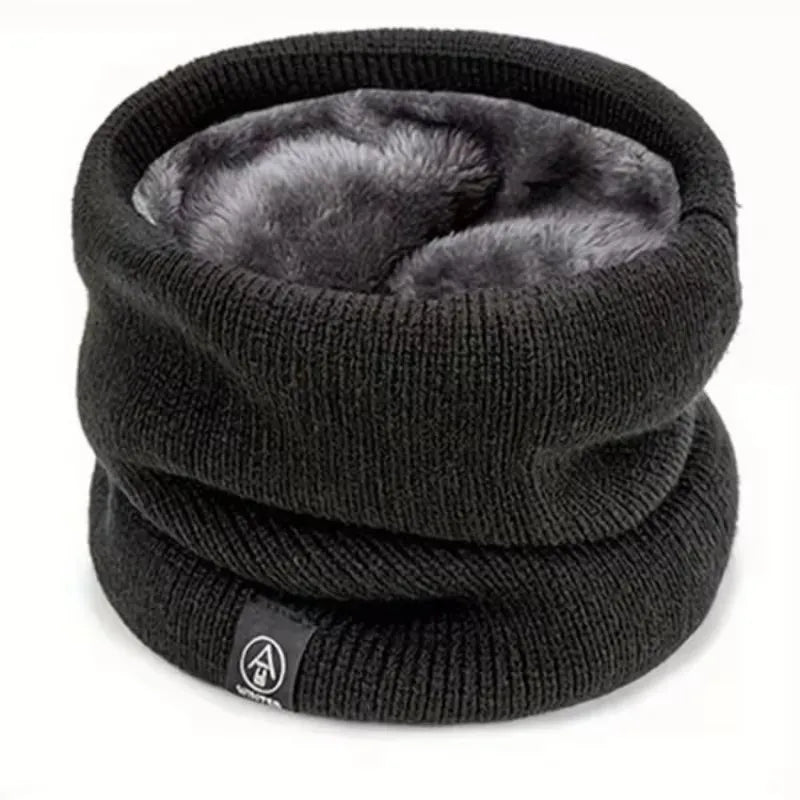 Fleece Lined Neck Warmer - Black