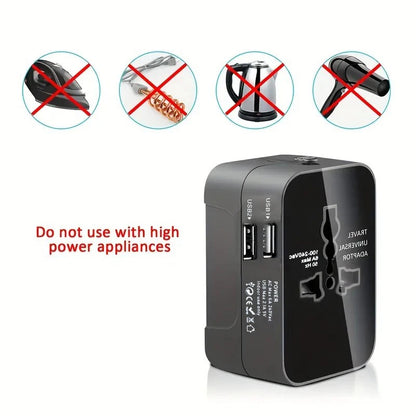 Universal Travel Adapter - packed size