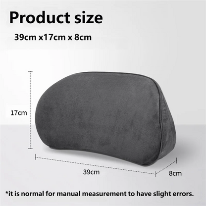 Suede Lumbar Support Cushion