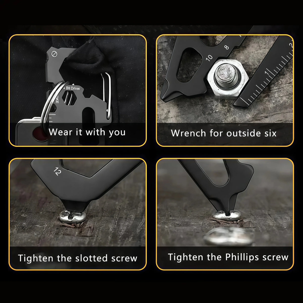 Carabiner Multitool Card