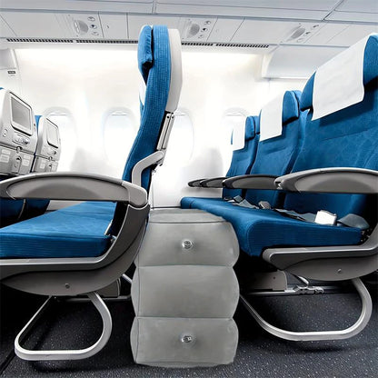 Inflatable Travel Footrest - packed size