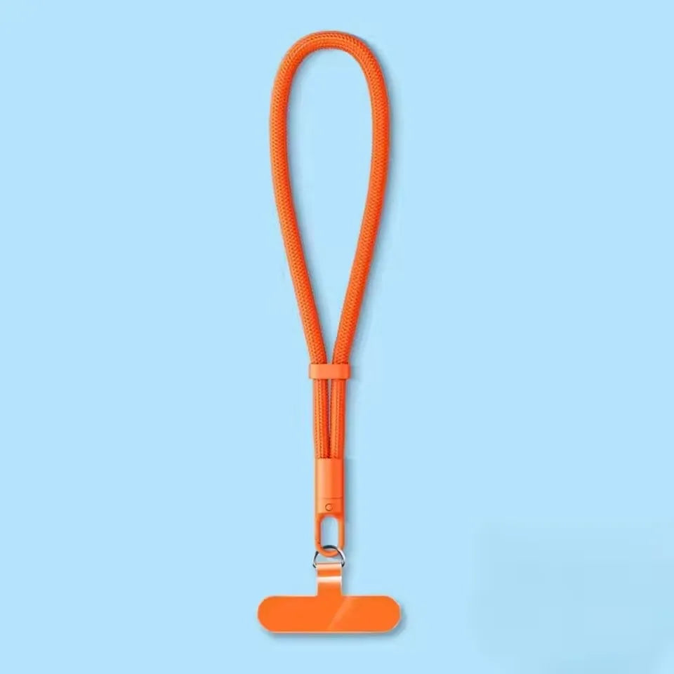 Adjustable Phone Wrist Strap - Orange
