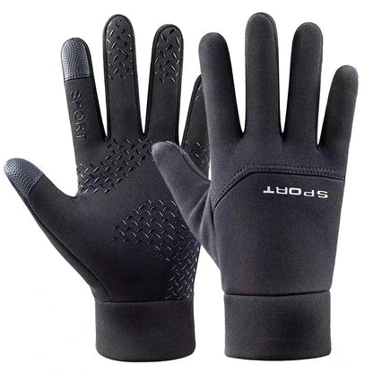 Windproof Touchscreen Gloves - Black / M