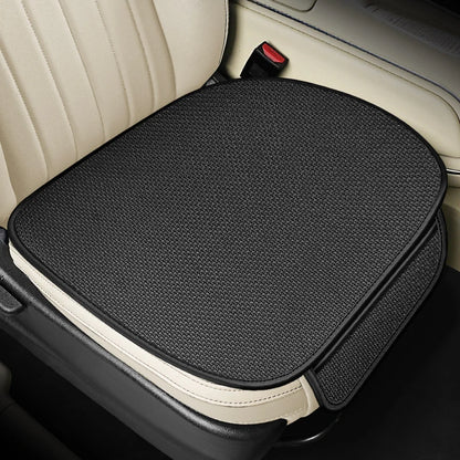 Breathable Car Seat Cushion - Black / Front
