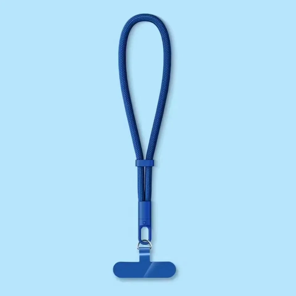 Adjustable Phone Wrist Strap - Blue