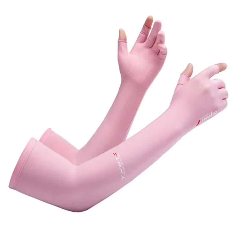 UV Ice Silk Arm Sleeves