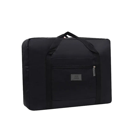 Foldable Travel Duffel Bag - Black