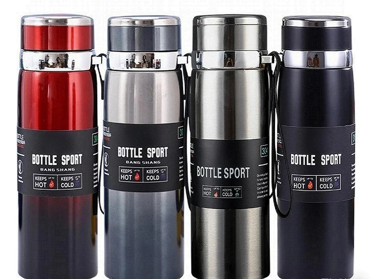 Large Insulated Bottle with Handle