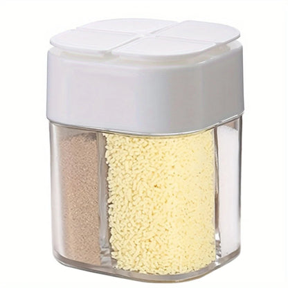 Four Compartment Spice Shaker - White / 1pc