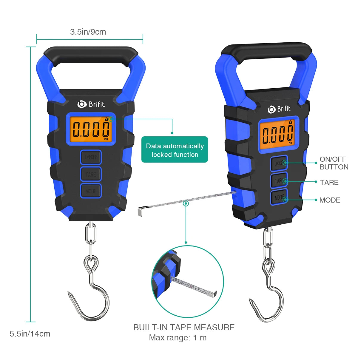 Tactical Hanging Luggage Scale