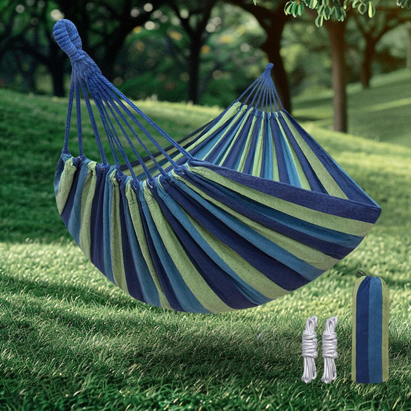 Oxford Striped Camping Hammock