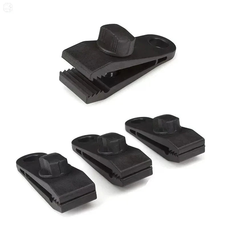 Tarp Clips with Carabiners - detail