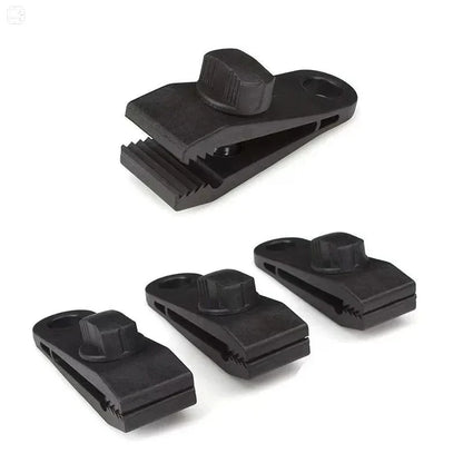 Tarp Clips with Carabiners - detail
