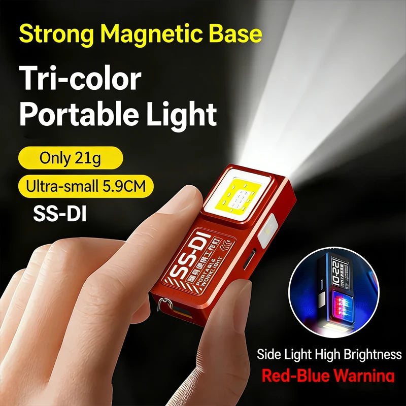 Mini COB Clip Flashlight