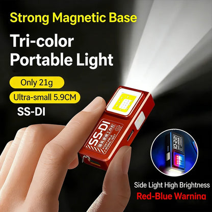 Mini COB Clip Flashlight