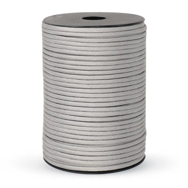 Paracord Rope Spool - Silver Gray / 50m