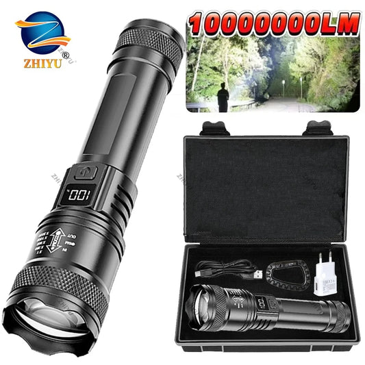 Zoomable LED Torch with Display