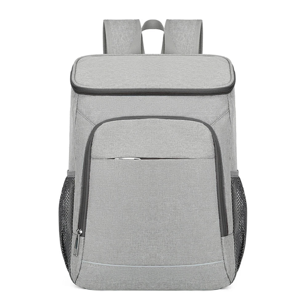 Insulated Cooler Backpack - Grey